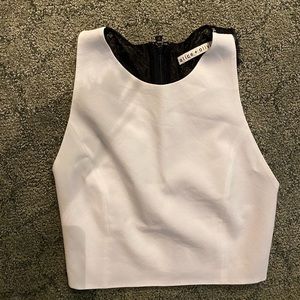 super cute top with lace back